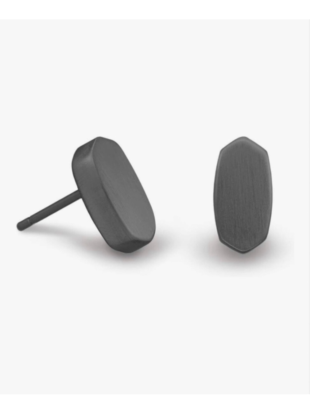 Kendra Scott Grey Gunmetal Stud Earrings new